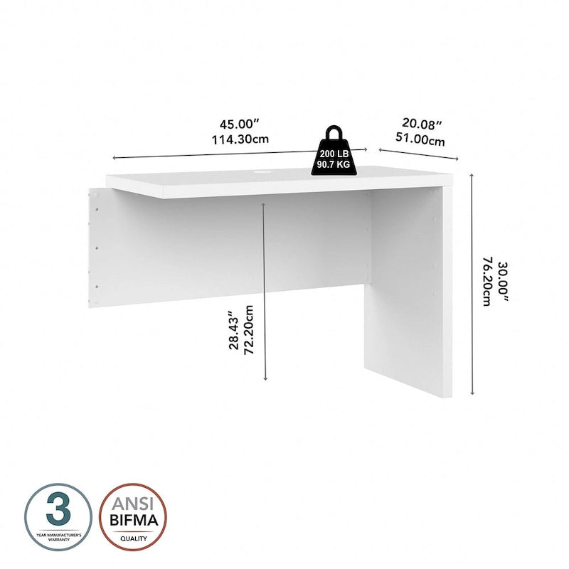 Configuration de bureau en U pour ordinateur.