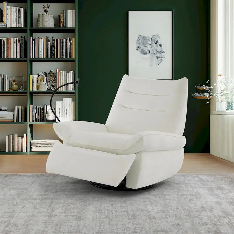 Fauteuil inclinable motorisé et rembourré pour salon et chambre à coucher