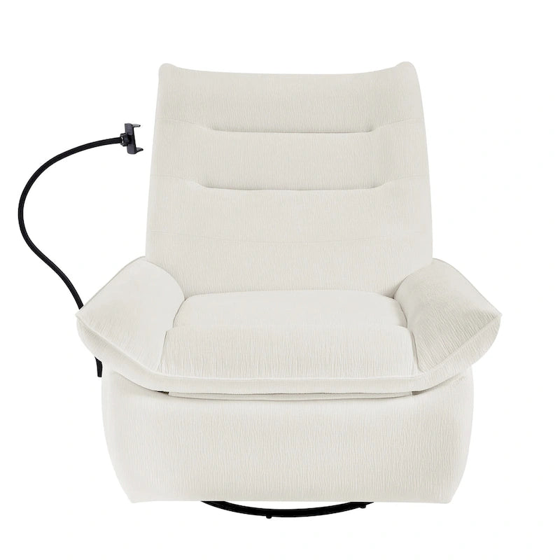 Fauteuil inclinable motorisé et rembourré pour salon et chambre à coucher