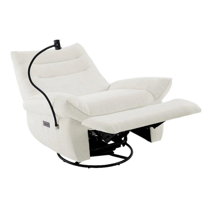 Fauteuil inclinable motorisé et rembourré pour salon et chambre à coucher