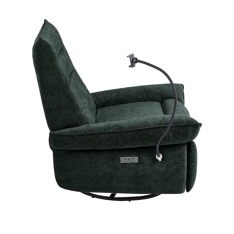 Fauteuil inclinable motorisé et rembourré pour salon et chambre à coucher