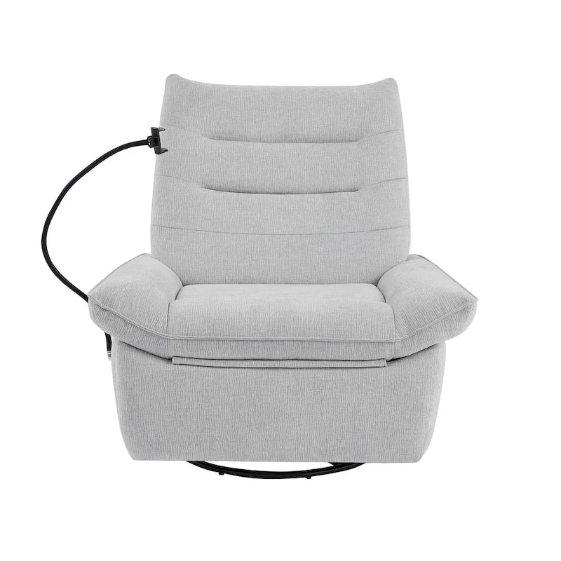 Fauteuil inclinable motorisé et rembourré pour salon et chambre à coucher