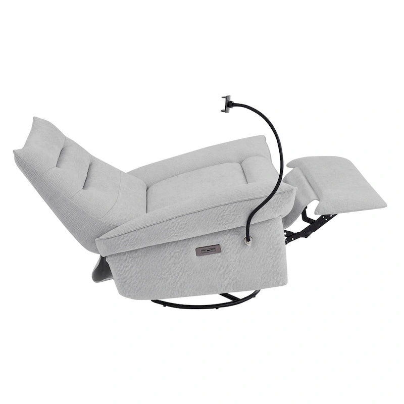 Fauteuil inclinable motorisé et rembourré pour salon et chambre à coucher