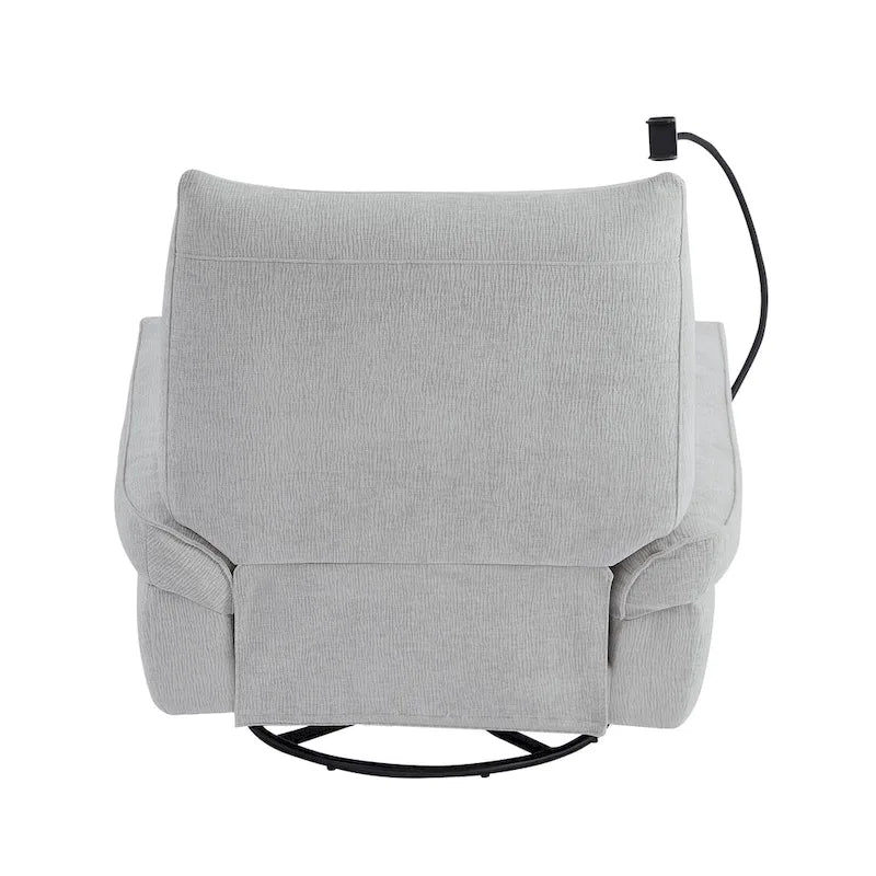 Fauteuil inclinable motorisé et rembourré pour salon et chambre à coucher