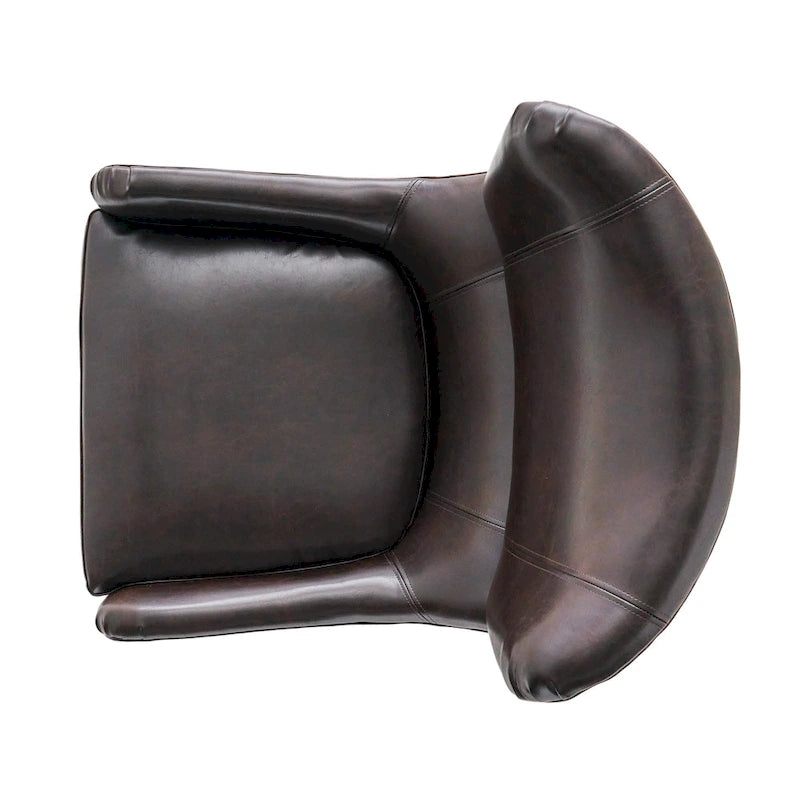 Fauteuil d'appoint à dossier haut