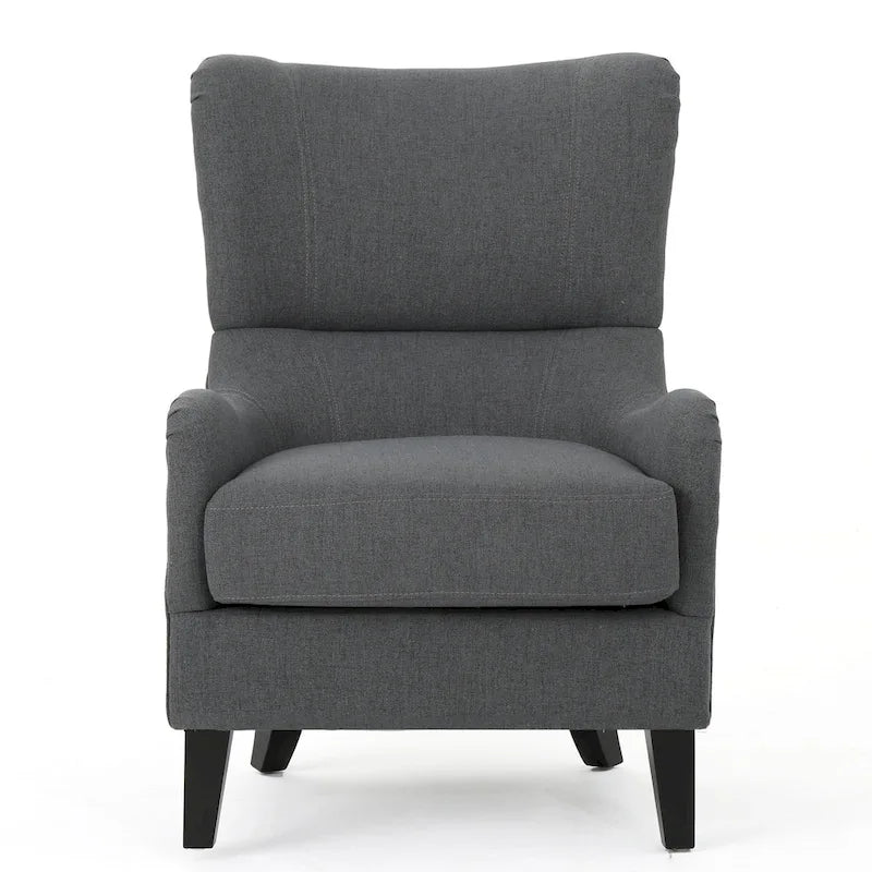 Fauteuil d'appoint à dossier haut
