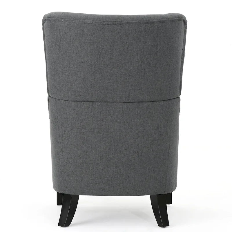 Fauteuil d'appoint à dossier haut