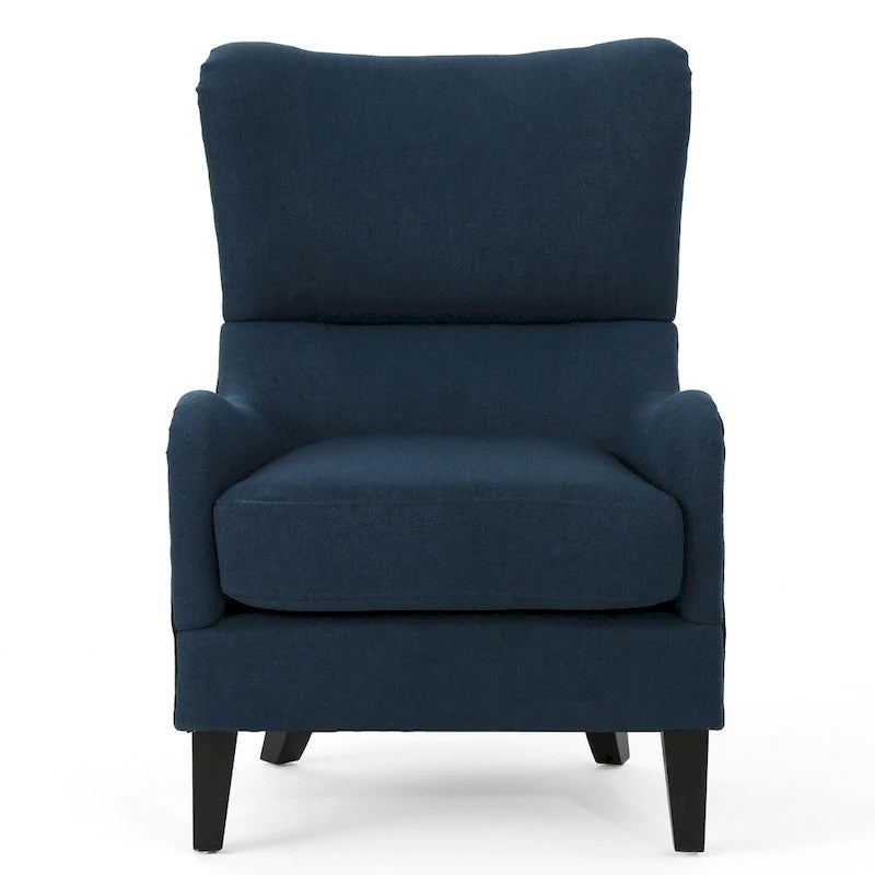 Fauteuil d'appoint à dossier haut