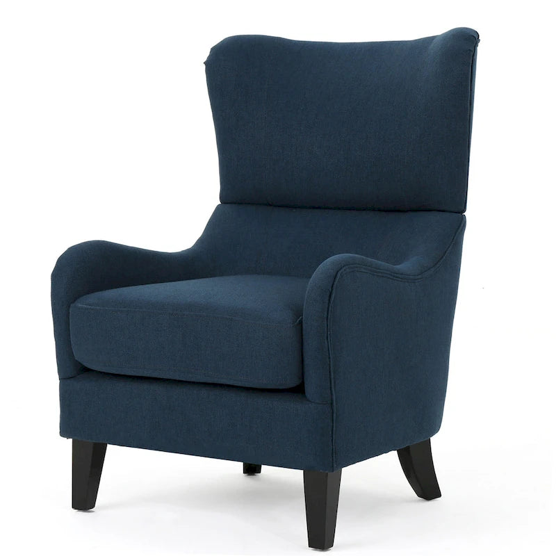 Fauteuil d'appoint à dossier haut