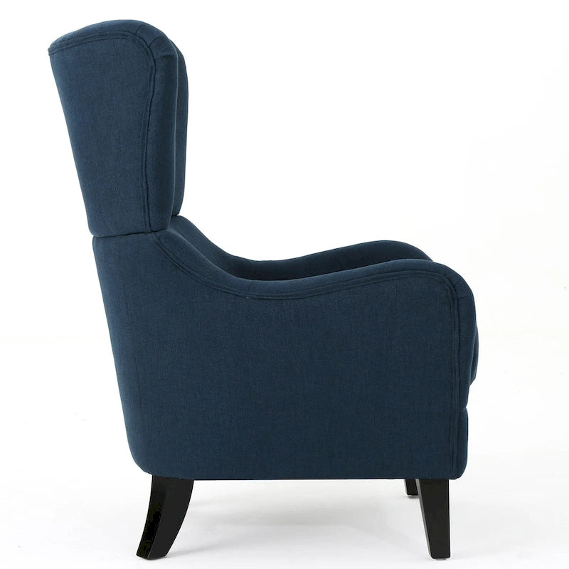 Fauteuil d'appoint à dossier haut