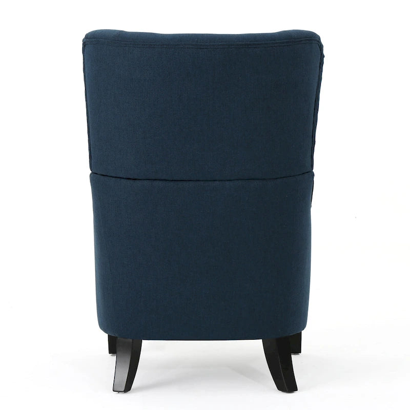 Fauteuil d'appoint à dossier haut