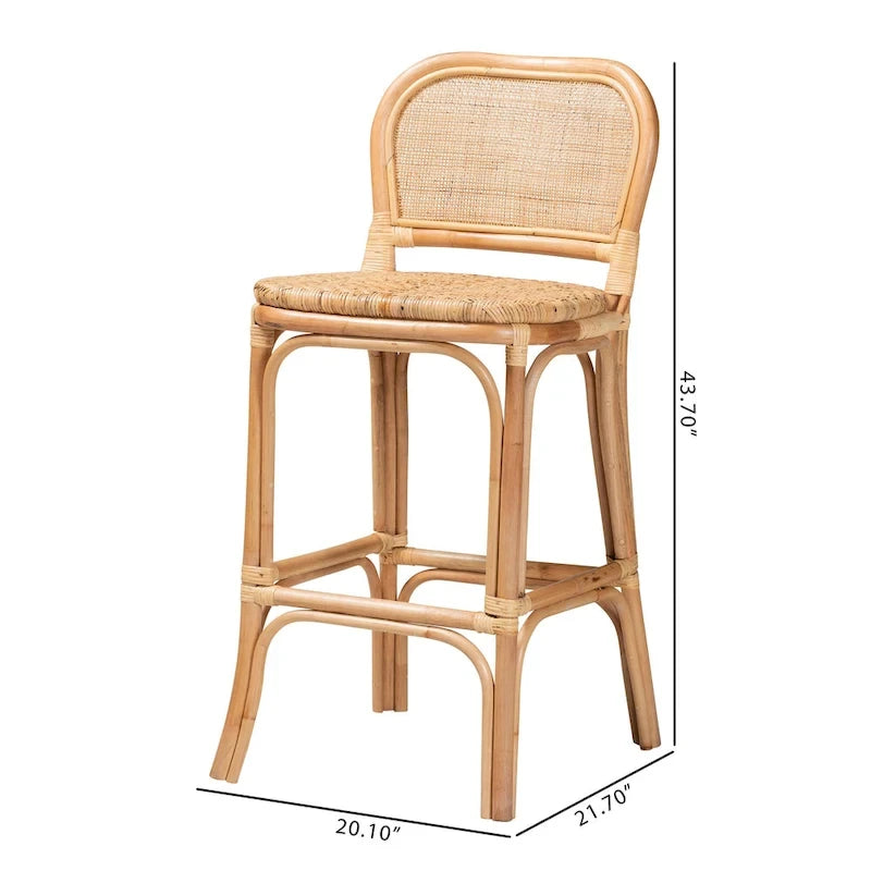 Tabouret de bar style bohème moderne