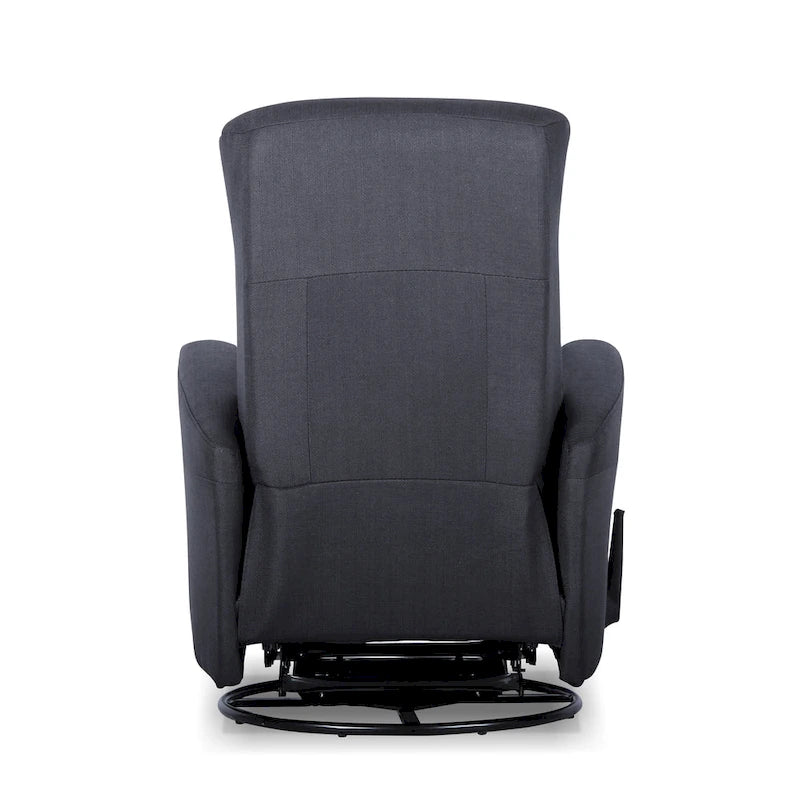 Fauteuil inclinable pivotant de 29,5 po de largeur, fauteuil inclinable, causeuse inclinable