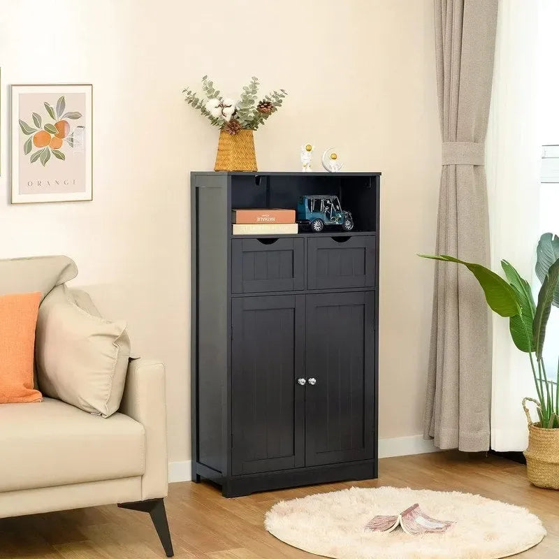 Meuble de Rangement Bas à 2 Portes - 30P x 60l x 108H cm