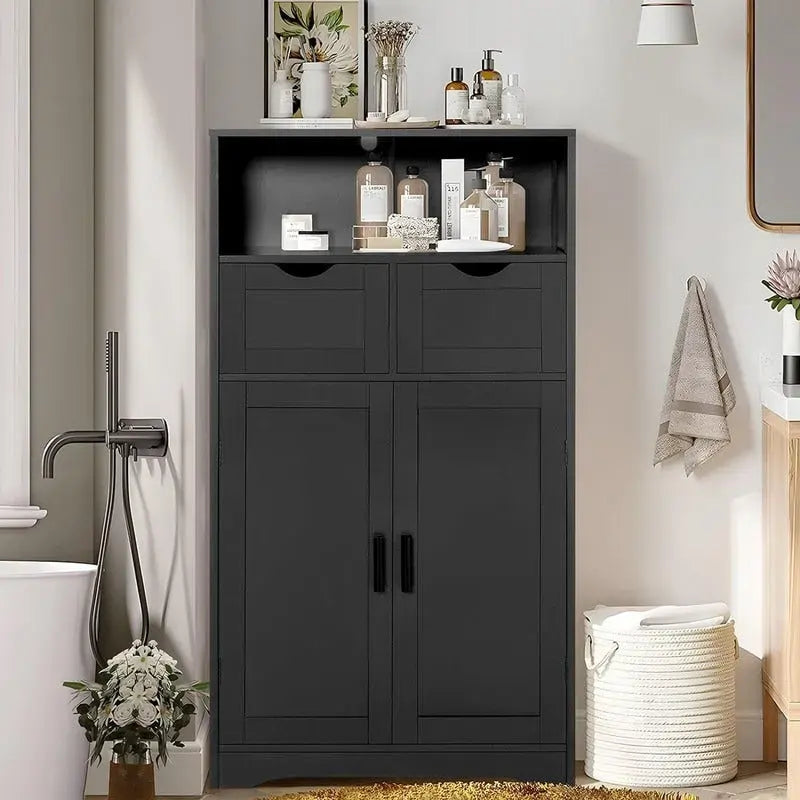 Meuble de Rangement Bas à 2 Portes - 30P x 60l x 108H cm