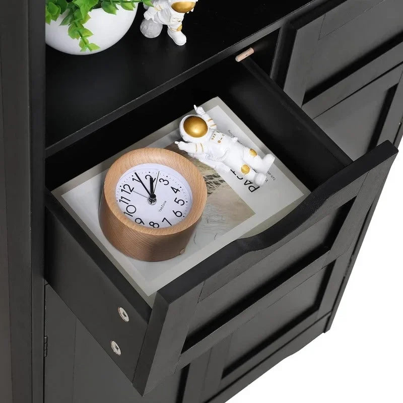 Meuble de Rangement Bas à 2 Portes - 30P x 60l x 108H cm