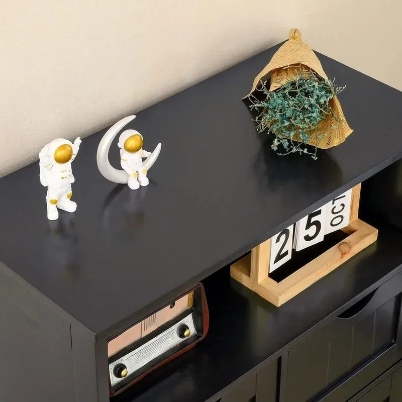 Meuble de Rangement Bas à 2 Portes - 30P x 60l x 108H cm