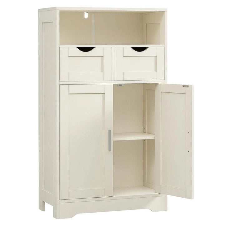 Meuble de Rangement Bas à 2 Portes - 30P x 60l x 108H cm