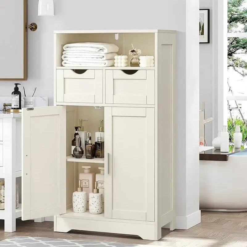Meuble de Rangement Bas à 2 Portes - 30P x 60l x 108H cm