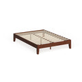 Lit plateforme en bois pleine grandeur de 12 pouces
