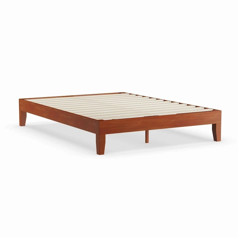 Lit plateforme en bois pleine grandeur de 12 pouces