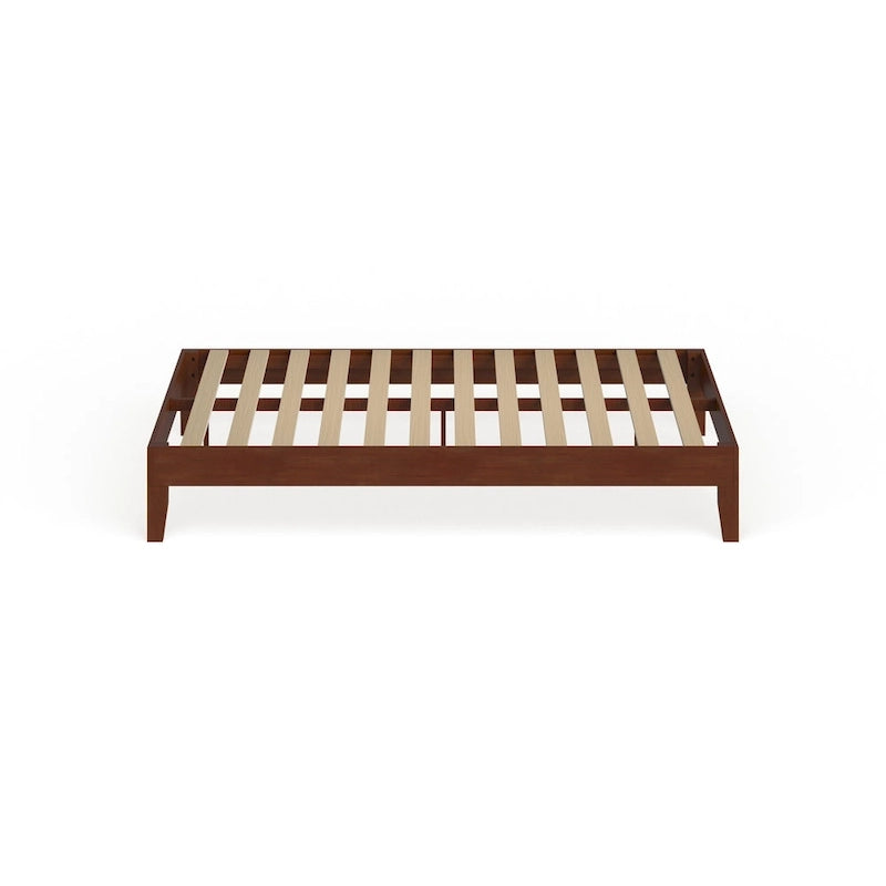 Lit plateforme en bois pleine grandeur de 12 pouces