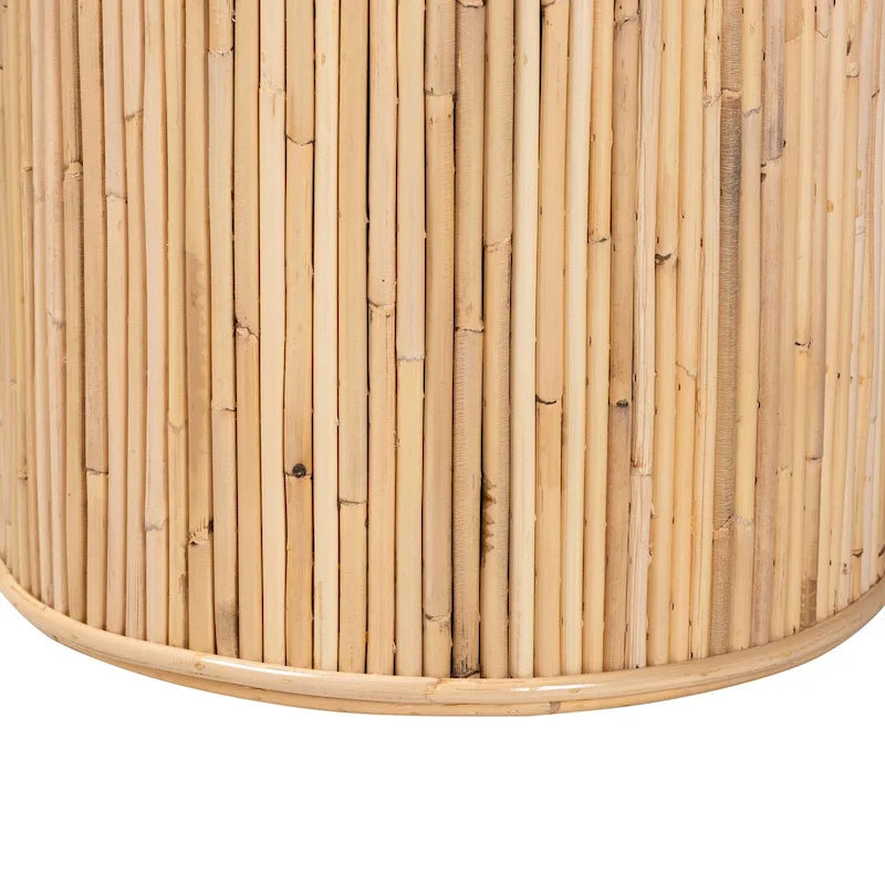 Console en rotin naturel, style bohème moderne