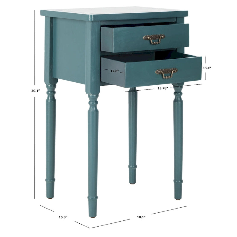 Table d'appoint - 18,1 x 15 x 30,1 - 18L x 15P x 30H