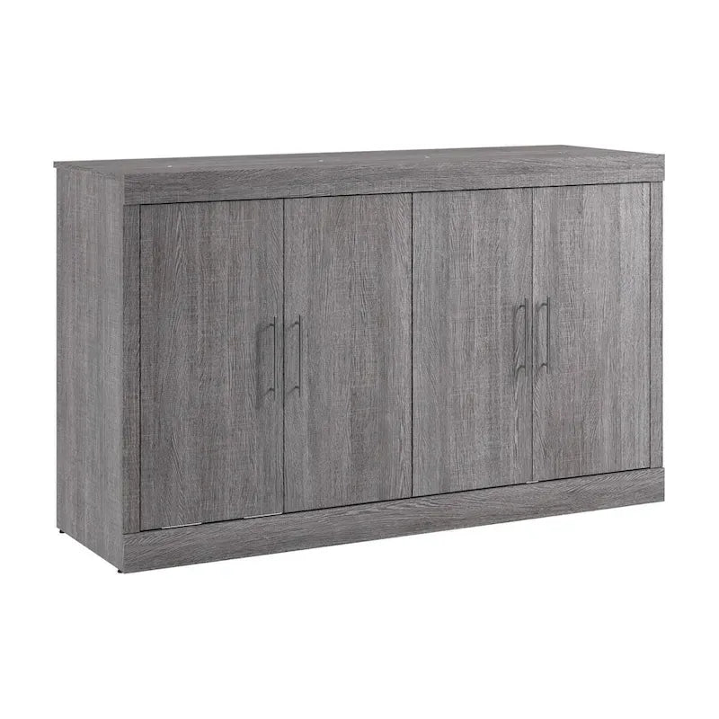 Lit escamotable Queen avec matelas pour chambre d'amis