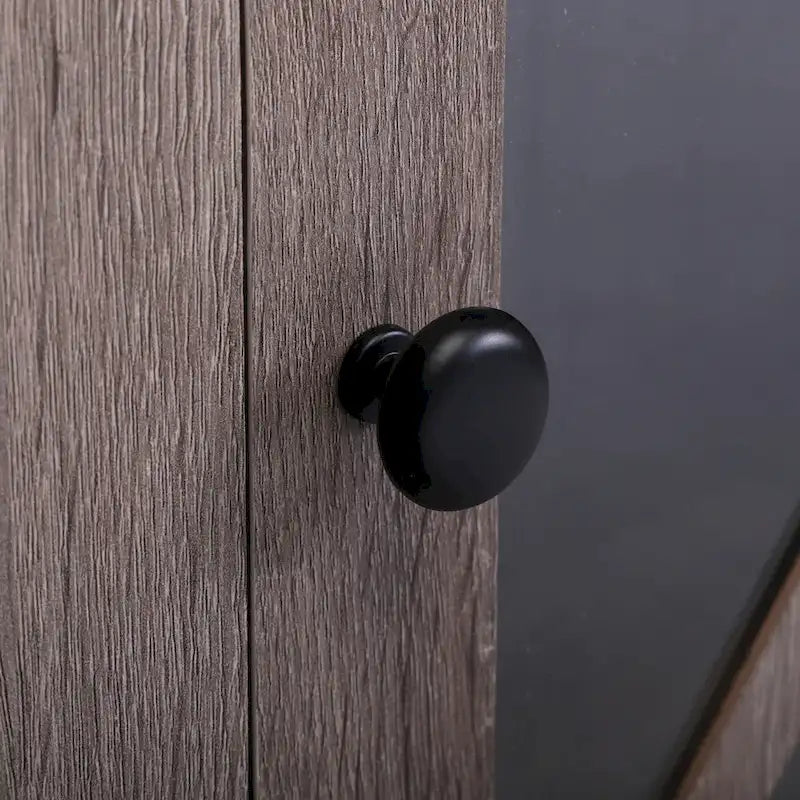 Table de chevet industrielle avec porte