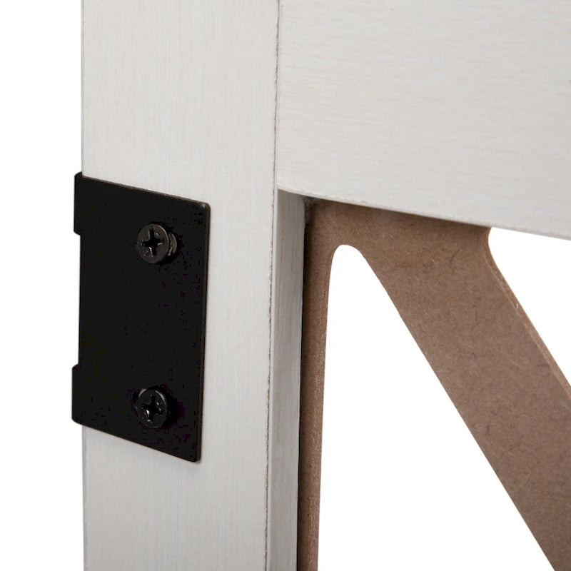 Table de chevet industrielle avec porte