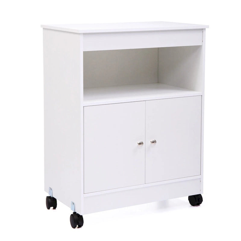 Meuble de rangement pour micro-ondes avec roulette universelle - 24*14.6*30.8