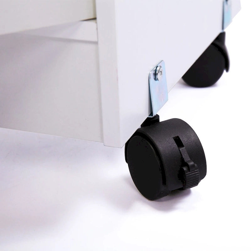 Meuble de rangement pour micro-ondes avec roulette universelle - 24*14.6*30.8