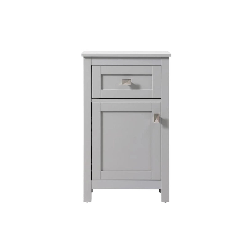Meuble de rangement de salle de bain autoportant de 45 cm
