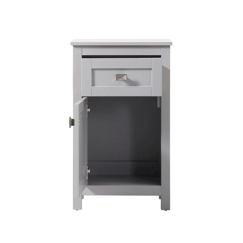 Meuble de rangement de salle de bain autoportant de 45 cm