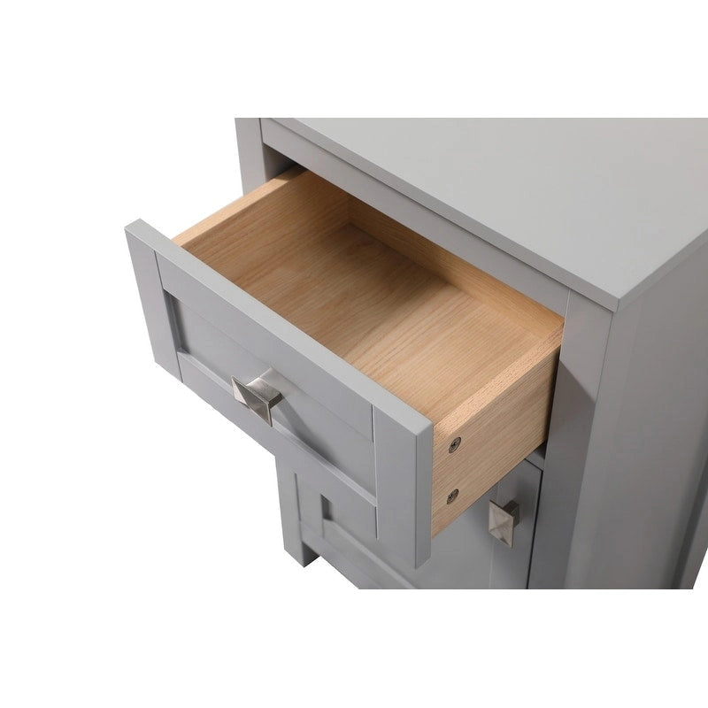 Meuble de rangement de salle de bain autoportant de 45 cm