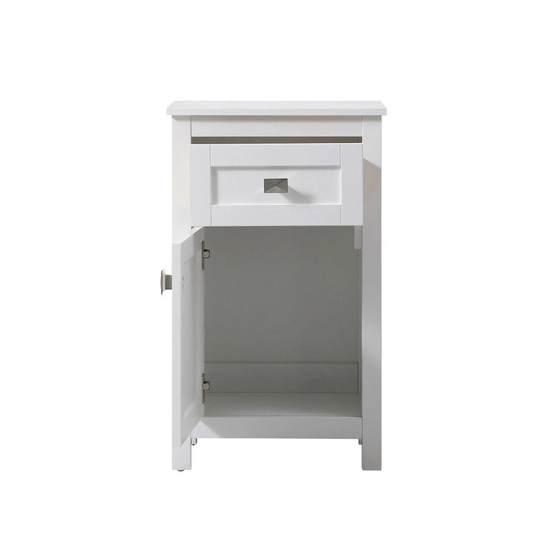 Meuble de rangement de salle de bain autoportant de 45 cm