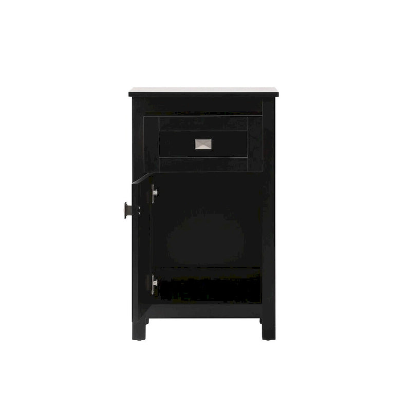 Meuble de rangement de salle de bain autoportant de 45 cm